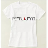 Camiseta   Banda Rock Pearl Jam Camisa Blusa