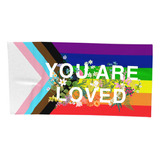 Toalla Playa Lgbtq+ Pride Orgullo Inclusivo You Are Loved