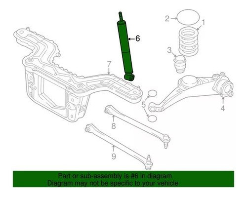 Amortiguador Trasero Ford Escape 2005 2006 2007 Original Foto 2