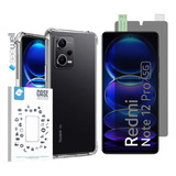 Capinha Para Redmi Note 12 Pro 5g + Pe Privacidade Hydrogel 