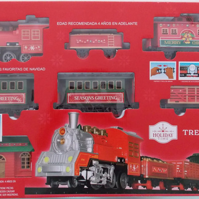 Tren Eléctrico Navideño Musical Y Luz Holiday Time, Mod. Med