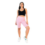 Biker/short Control Elástico De Entrenamiento P/mujer 6015