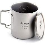 Fanycs Taza De Titanio Para Camping, Taza De Café, Taza De A