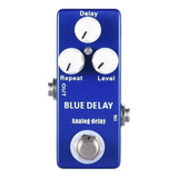 Minipedal De Efeitos De Guitarra True Bypass Deep Blue Delay