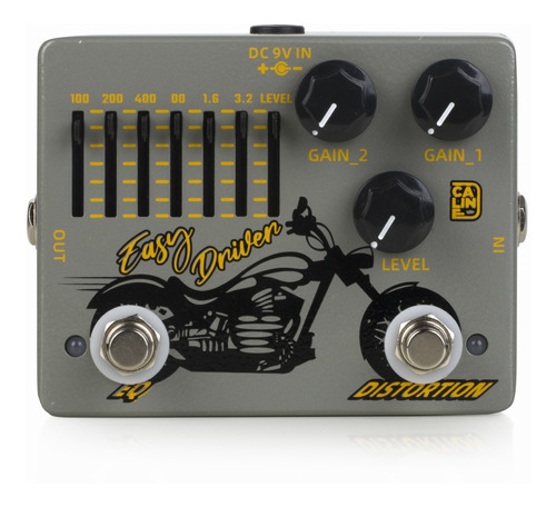 Pedal Guitarra Eq Distortion Caline- Easy Driver