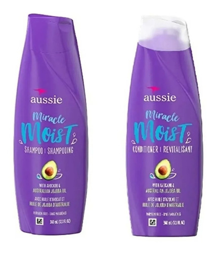 Kit Aussie Abacate - Shampoo E Condicionador 360ml Cada