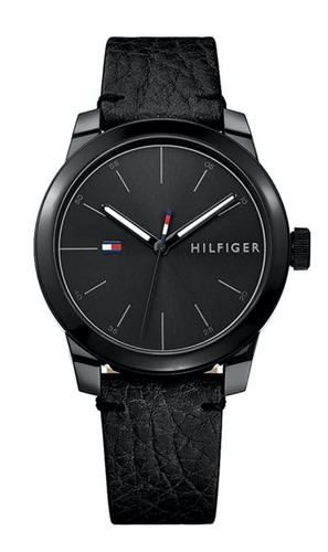 Reloj Tommy Hilfiger - Hombre 1791384 Color De La Malla Negro Color Del Bisel Negro Color Del Fondo Negro