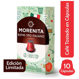 Caja X10 Capsulas Cafe Blend Italiano La Morenita Nespresso