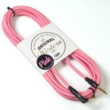 Cable Instrumentos Western Pink Nl60 Recto Angular 6mts Tela