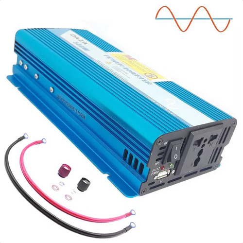 Inversor Onda Pura Corriente 500w 12v 220v Digital Usb 