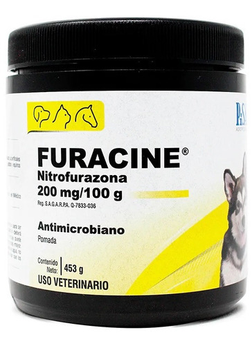 Pomada Furacine Nitrofurazona 453 Gr Antimicrobiano 
