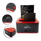 Dock Station P/ 2 Hd Sata 2,5'' E 3,5'' Usb E-sata Usb 3.0