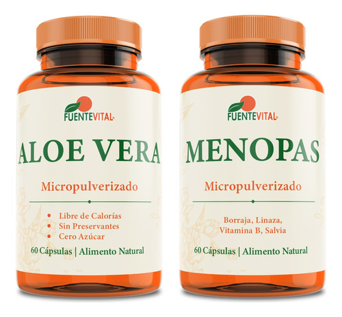 Vitaminas Menopausia Menopas + Aloe Vera. Pack Oferta!