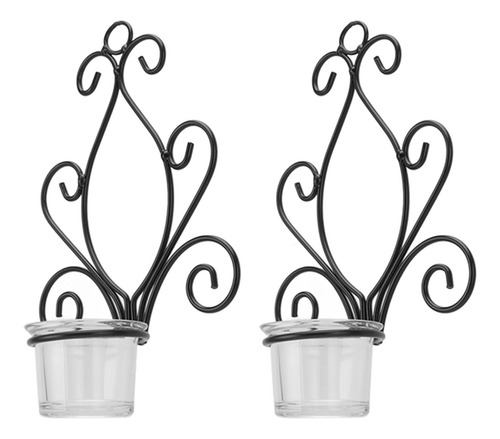 Juego De 2 Candelabros De Pared Con Forma De Espiral De Esti