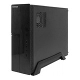 Gabinete Slim Quaroni Micro Atx Mini Itx Con Fuente De Poder Incluida De 500 W Conexión 20+4 Pines En Color Negro Modelo Qcs-02