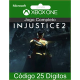 Injustice 2 Xbox One Codigo 25 Digitos Oficial 