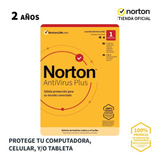 Norton Antivirus Plus 1 Dispositivo Por 2 Años