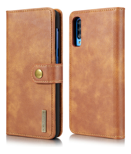 T Capa De Couro Cards Solt Wallet 2 Em 1 Para Samsung Galaxy