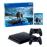 Sony Playstation 4 1tb Ps4 Slim 2 Controles- Nota E Garantia