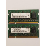 Kit Memoria Para Laptop 1gb (512 + 512) Ddr2 