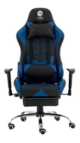 Silla Gamer C/apoya Pies Reclinable Eco Cuero Kanji Cuota