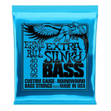 Encordado Ernie Ball 040 Para Bajo De 4 Cuerdas 2835