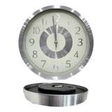 Reloj De Pared Marco  Aluminio 30cm Diam *maquina Silenciosa