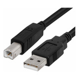 Cable Usb 2.0 Para Impresora 3 Mts Scanner Fax