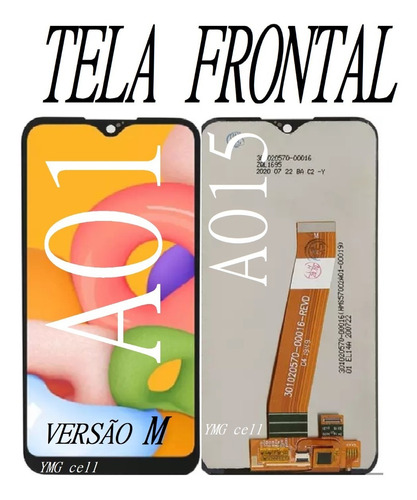 Tela Frontal Display Original A01/a015m+cola+capinha+pelí.3d