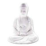 Buda Figura Estatua Ceramica Meditacion Grande - Shinora