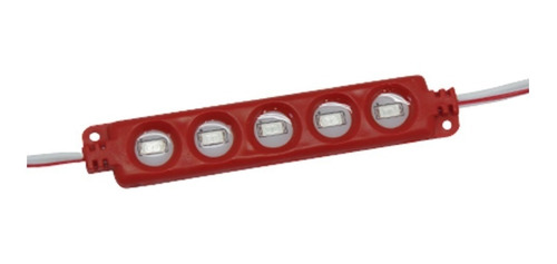 Modulo De 5 Leds Smd 5730 Exterior Rojo Lmt-5730-r5-9417p