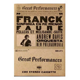 Cassette De Musica Franck Faure - Sinfonia Re Menor Orquesta