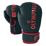 Guantes De Boxeo Pro Diamont Olymphus Negro/rojo