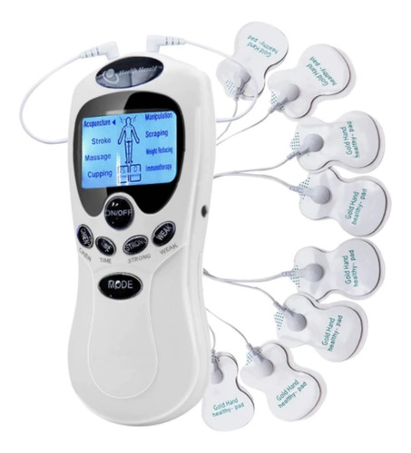 Masajeador Muscular Electroestimulador Relajante 8 Pads