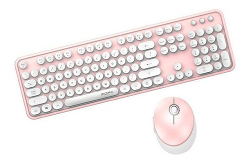 Juego De Teclado Mecánico Retro Inalámbrico