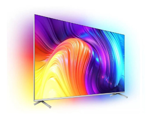 Smart Tv 75  Philips 4k Ambilight 75pud8507/77 Android Gris