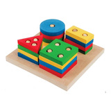 Brinquedo Educativo Montessori Formas Geométricas Pedagógico