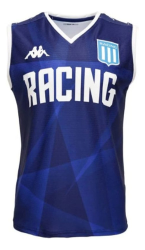 Camiseta Racing Club Basquet Kappa Suplente 2023/24