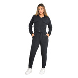 Conjunto Moletinho Femenino   Calça Jogger E Blusa