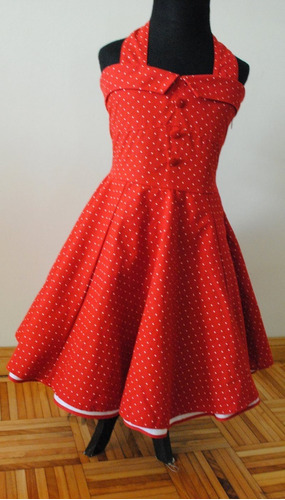 Vestido Rockabilly Vintage Niña