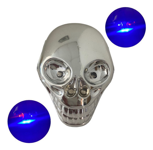 Adorno Universal En Forma De Calavera Con Luz Led 