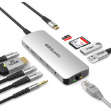 Usb C Hub Docking Station 10 1 4k Hdmi 60hz, 1 Gbs Ethe...