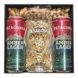 Kit Amber Lager 410ml X2 + Copa + Maní - Pérez Tienda -