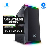 Computador Gamer Barato 3000g, Ssd 240gb, 8gb Ddr4, 400w