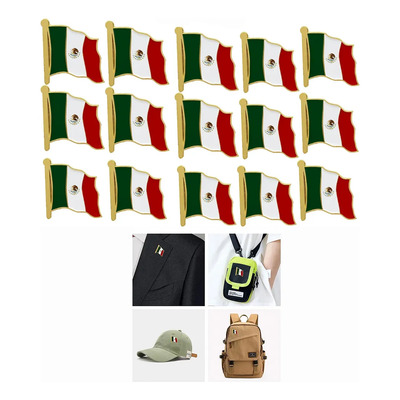 Set 30 Pines Esmalte Bandera México  Broche Fiestas Patrias | MercadoLibre