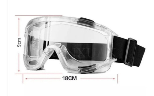 Goggle De Proteccion Táctico Y Motocross (mica Transparente)