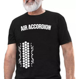 Playera Air Accordion Acordeon, Acordeon Imaginario