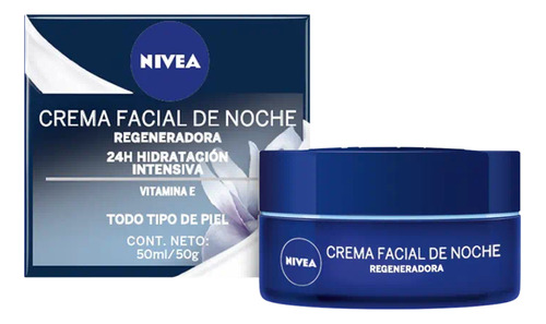 Crema Facial Nivea Hidratante Piel Normal Noche X 50ml/50g