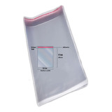 Paquete X 100 Bolsas Transparente Con Solapa Adhesiva