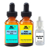 Acido Retinoico 40%20 Ml+ Pelling 3 D 10 + Tca35% ( Brinde )